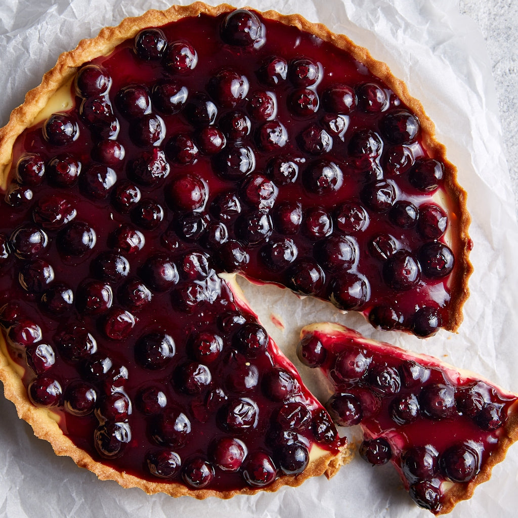 Blueberry and Buttermilk Creme Patissiere Tart | Seasonal Recipes ...