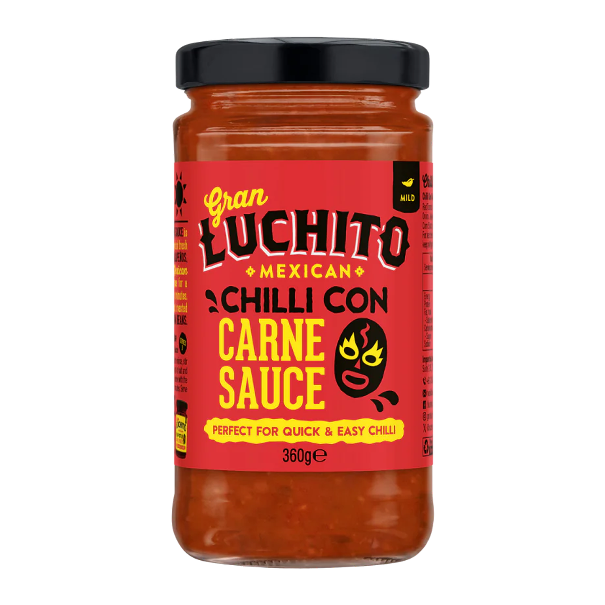 Gran Luchito Chipotle Chilli Con Carne Sauce 360g