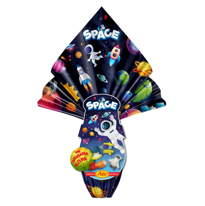 Astir Milk Chocolate Egg Space 160g