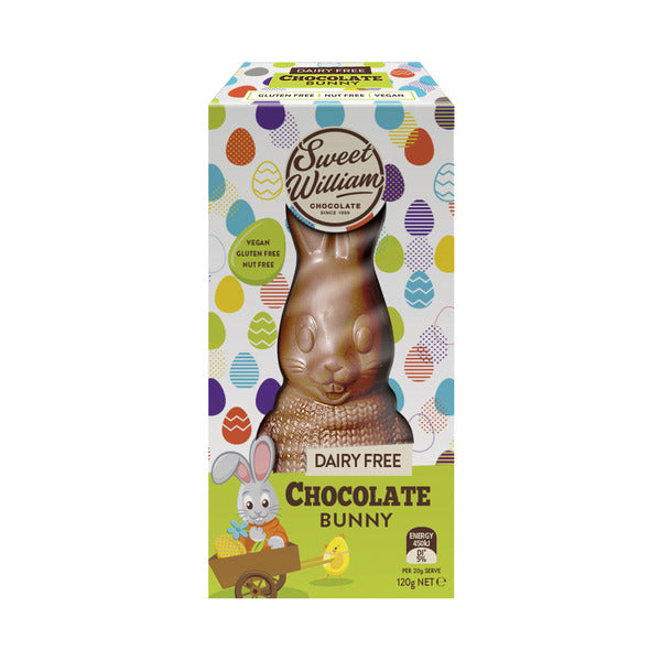 Sweet William Dairy Free Chocolate Bunny 120g