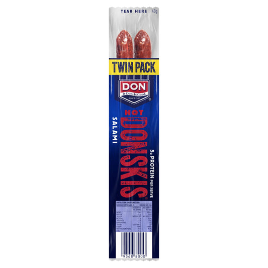 Don Donskis Hot Salami Twin Pack 40g