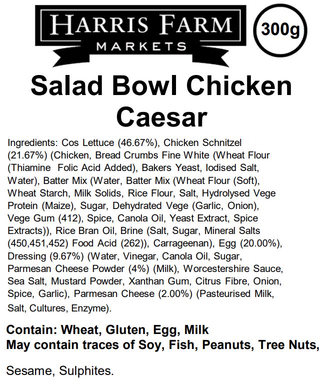 Harris Farm Salad Chicken Caesar 200g