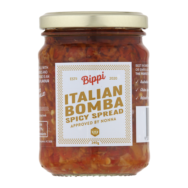 Bippi Italian Bomba Spicy Spread 240g