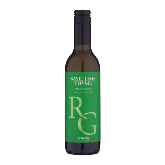 Rich Glen Extra Virgin Olive Oil Lime & Basil 375ml