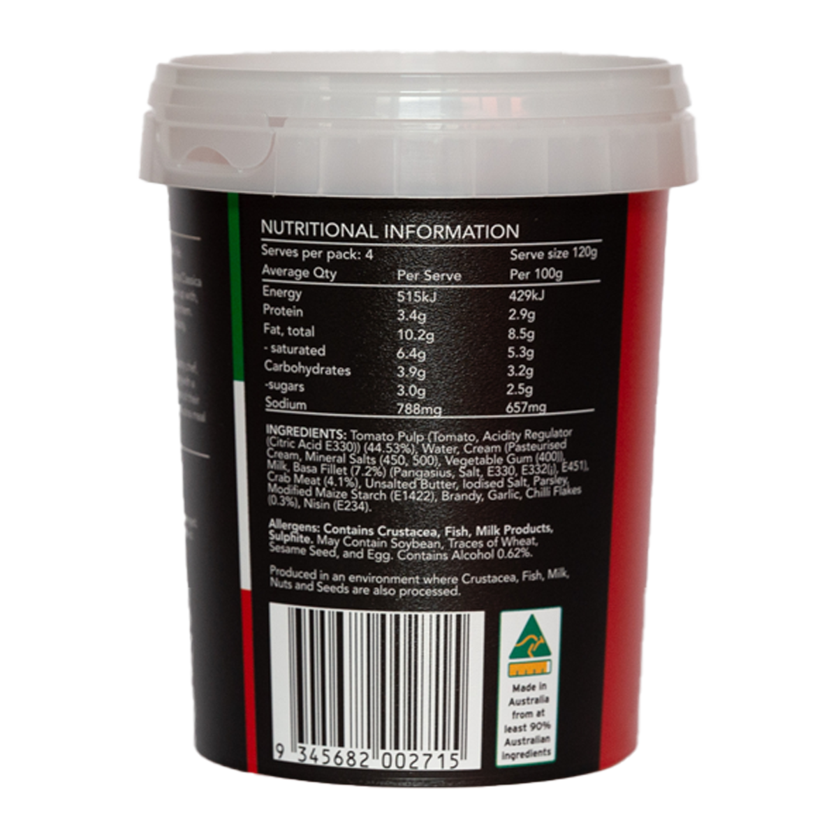 Cucina Classica Granchio Sauce 480g