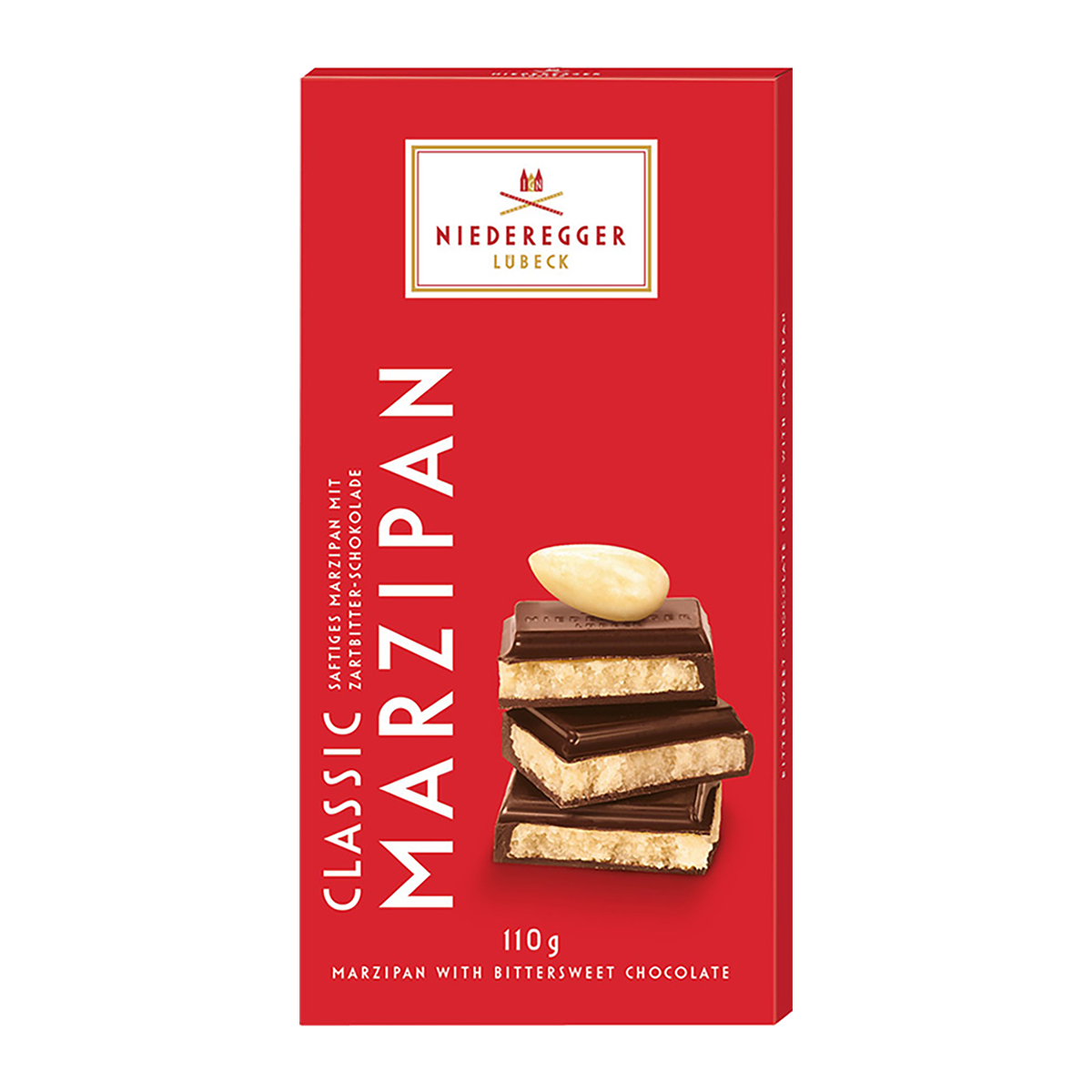 Niederegger Marz Bar Classic Dark Chocolate 110g