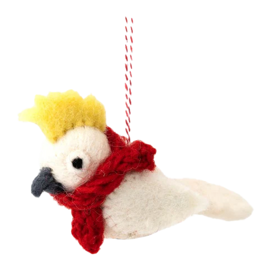 Gifted Hands Christmas Cockatoo Christopher Decoration