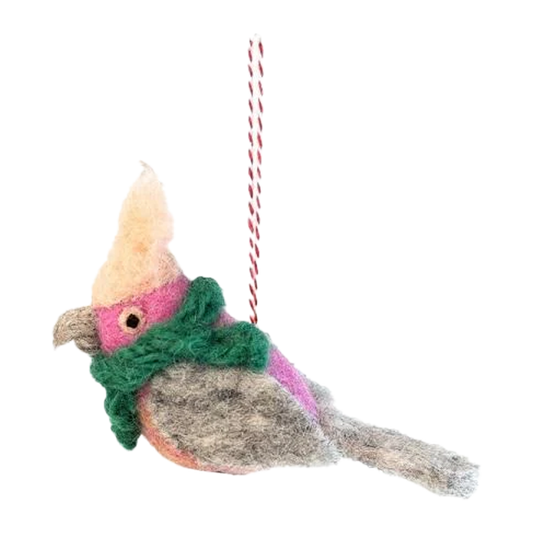 Gifted Hands Christmas Pink Galah Gerry Decoration