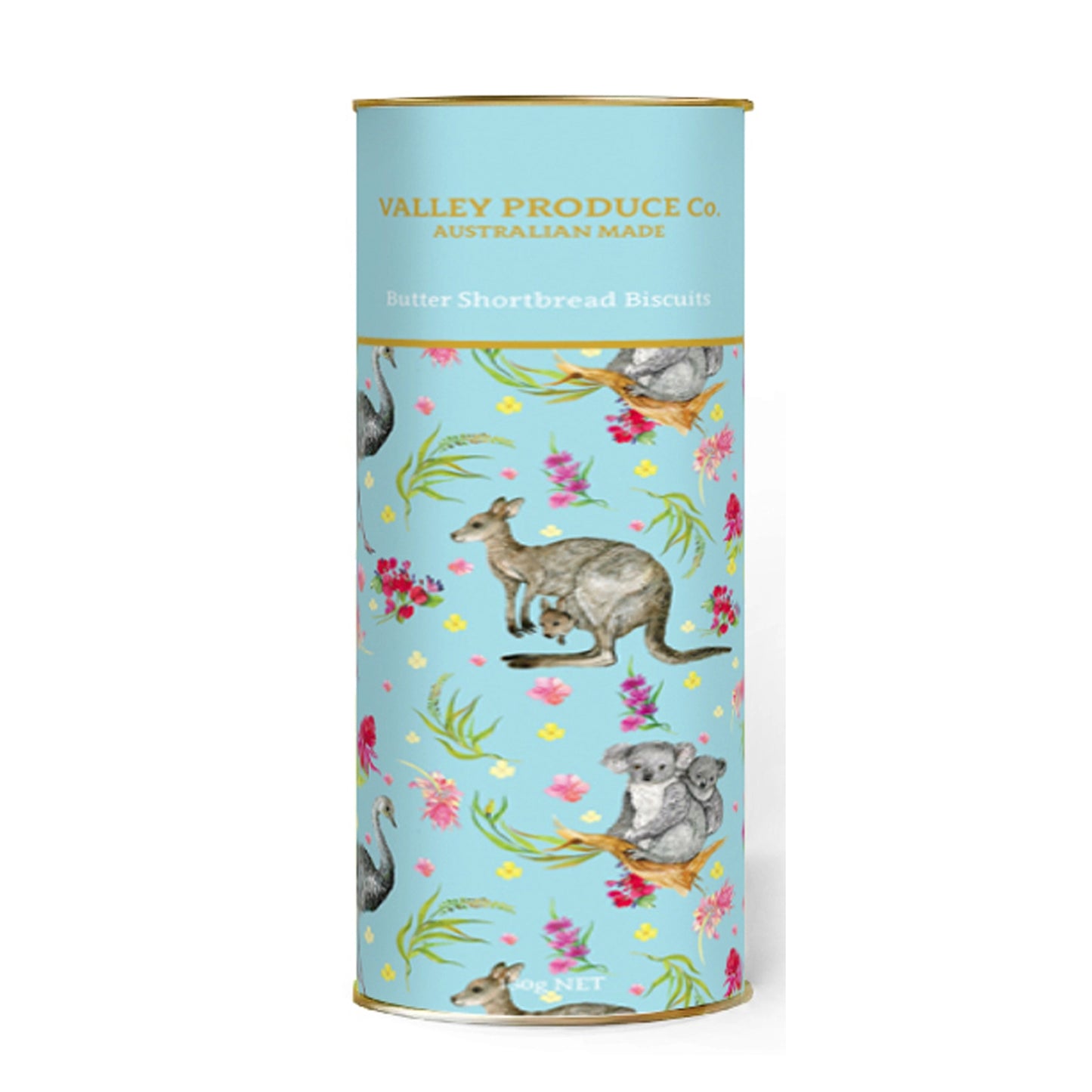 Valley Produce Co Shortbread Blue Tube 180g