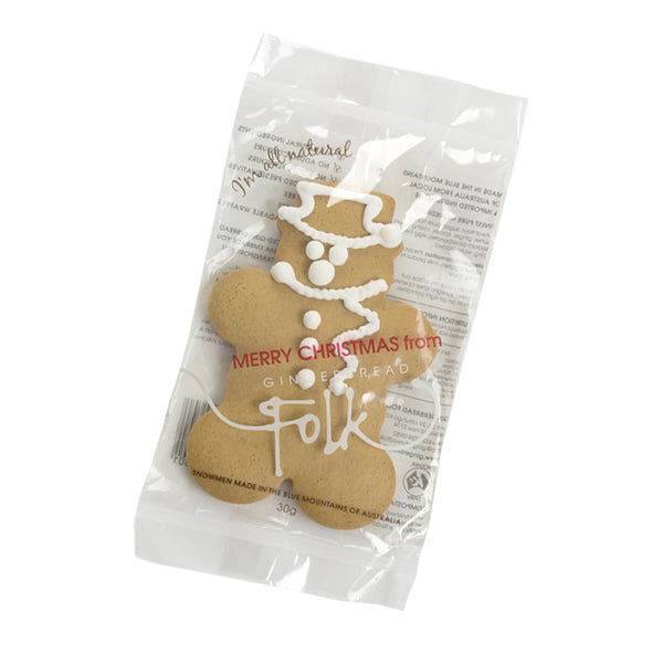 Gourmet Brands Gingerbread Folk Snowman 30g