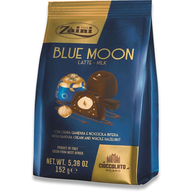 Zaini Blue Moon Praline with Whole Hazelnut Milk 152g