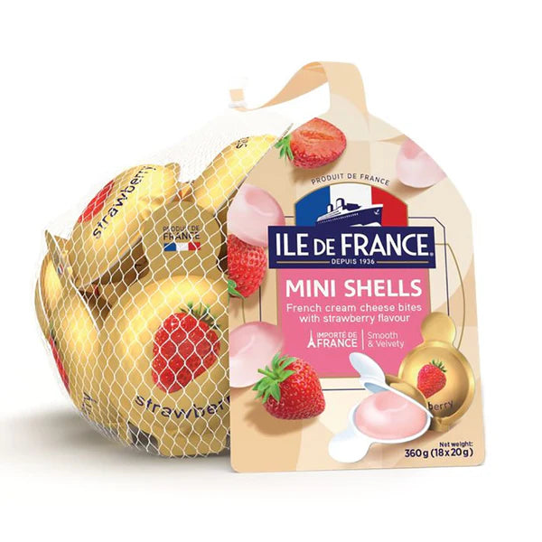 Ile De France Mini Cream Cheese Shells x18 20g