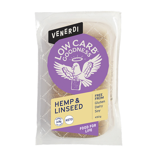 Venerdi Keto Hemp Linseed Bread 490g