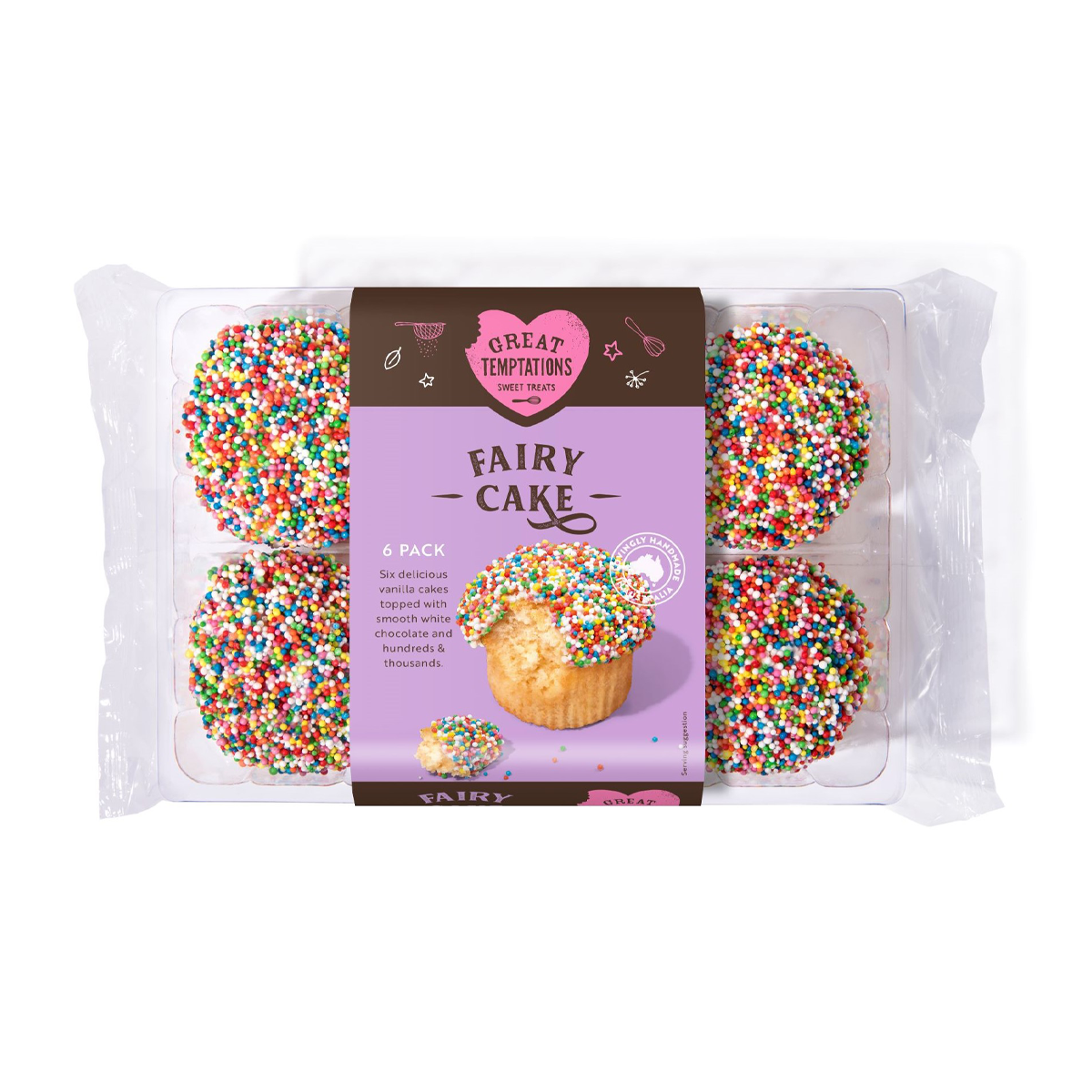 Great Temptations Fairy Cake x6 300g