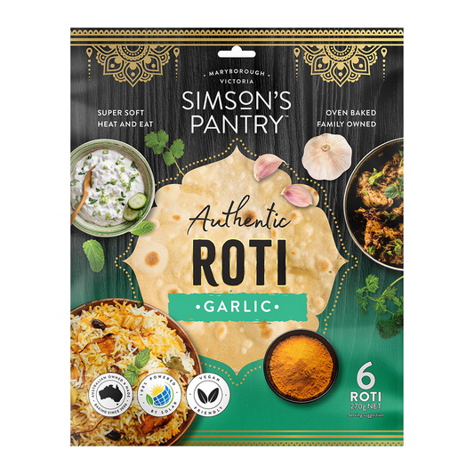 Simson's Pantry Roti Garlic 270g