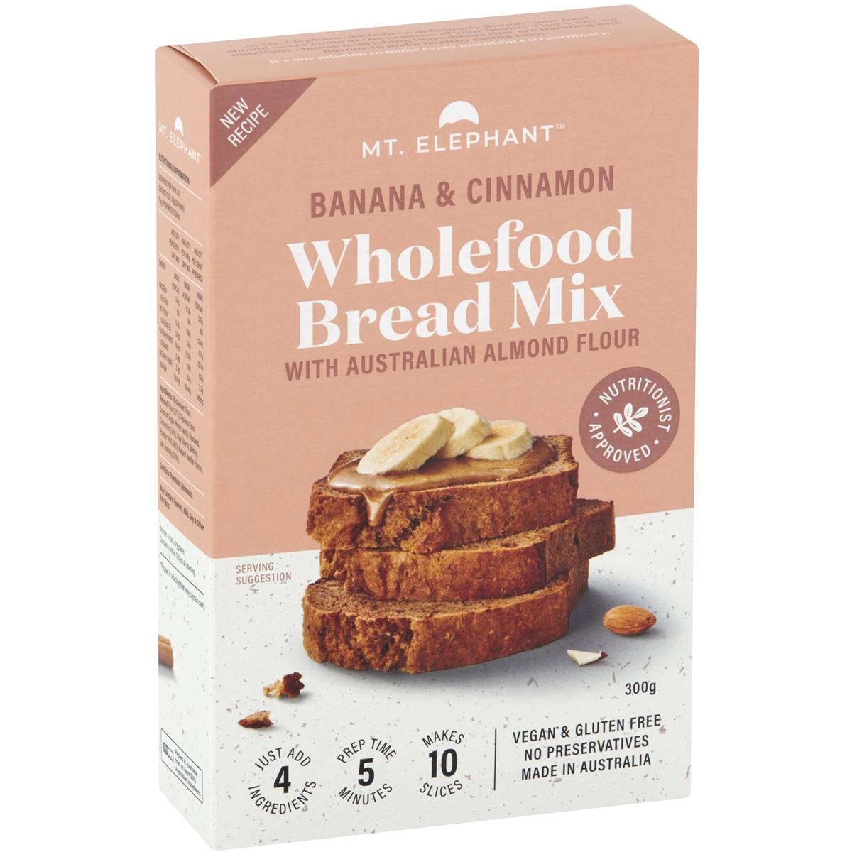 Mt Elephant Banana and Cinnamon Bread Mix 300g