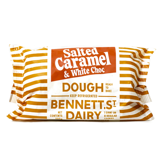 Bennett St Dairy Cookie Dough Salted Caramel & White Chocolate 500g