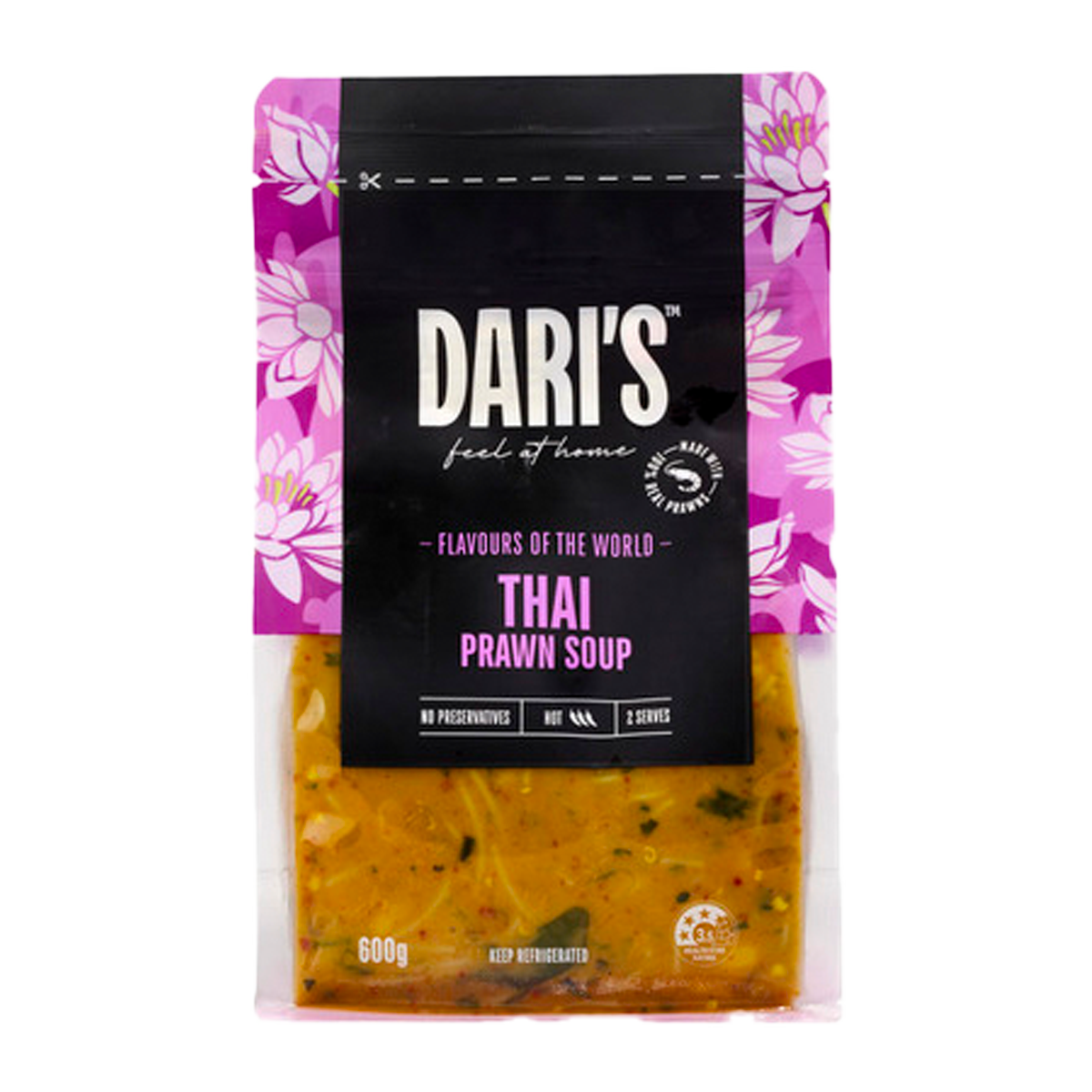 Dari's Thai Prawn Soup 600g