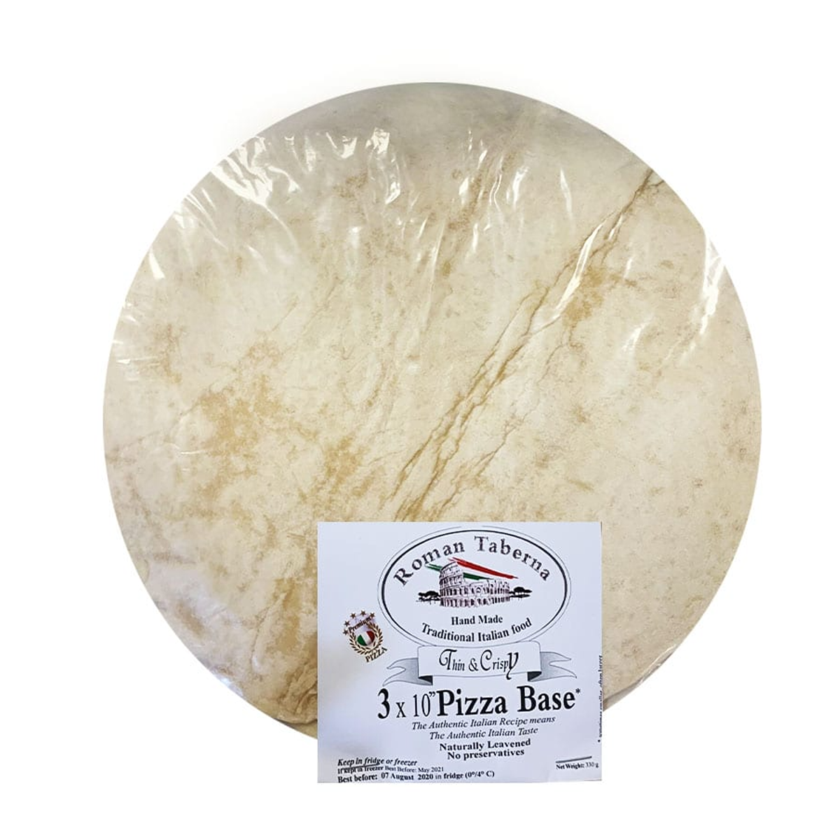 Roman Taberna 10 Inch Pizza Base x3 330g