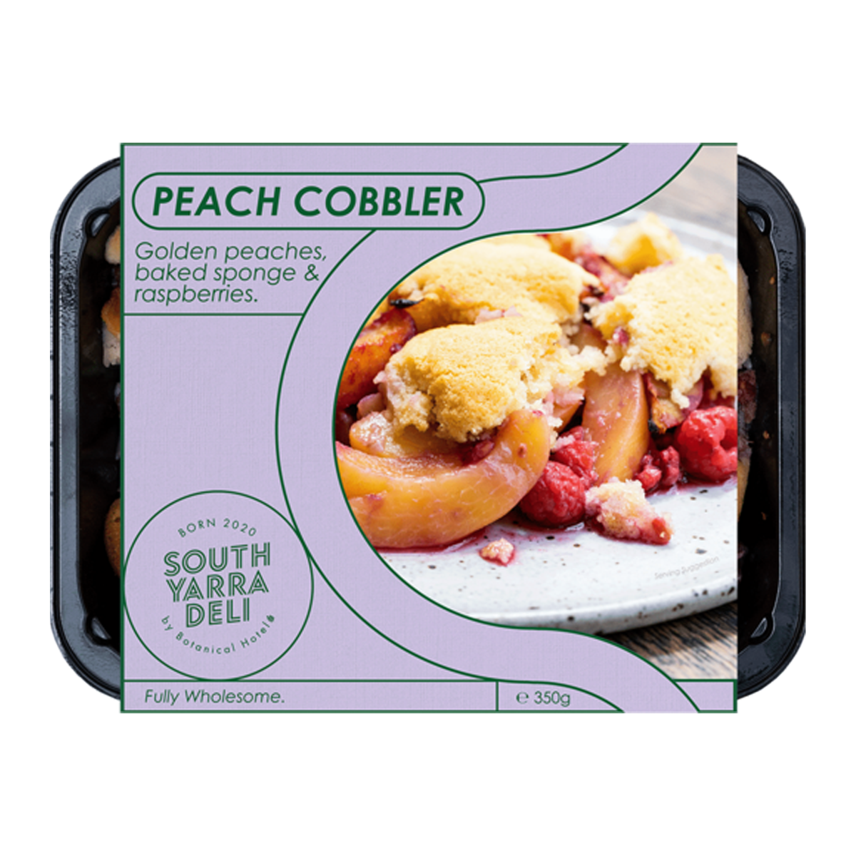 South Yarra Deli Peach & Raspberry Cobbler 350g