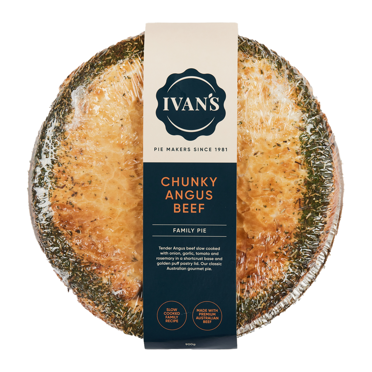 Ivan's Pies Chunky Angus Beef Pies 900g