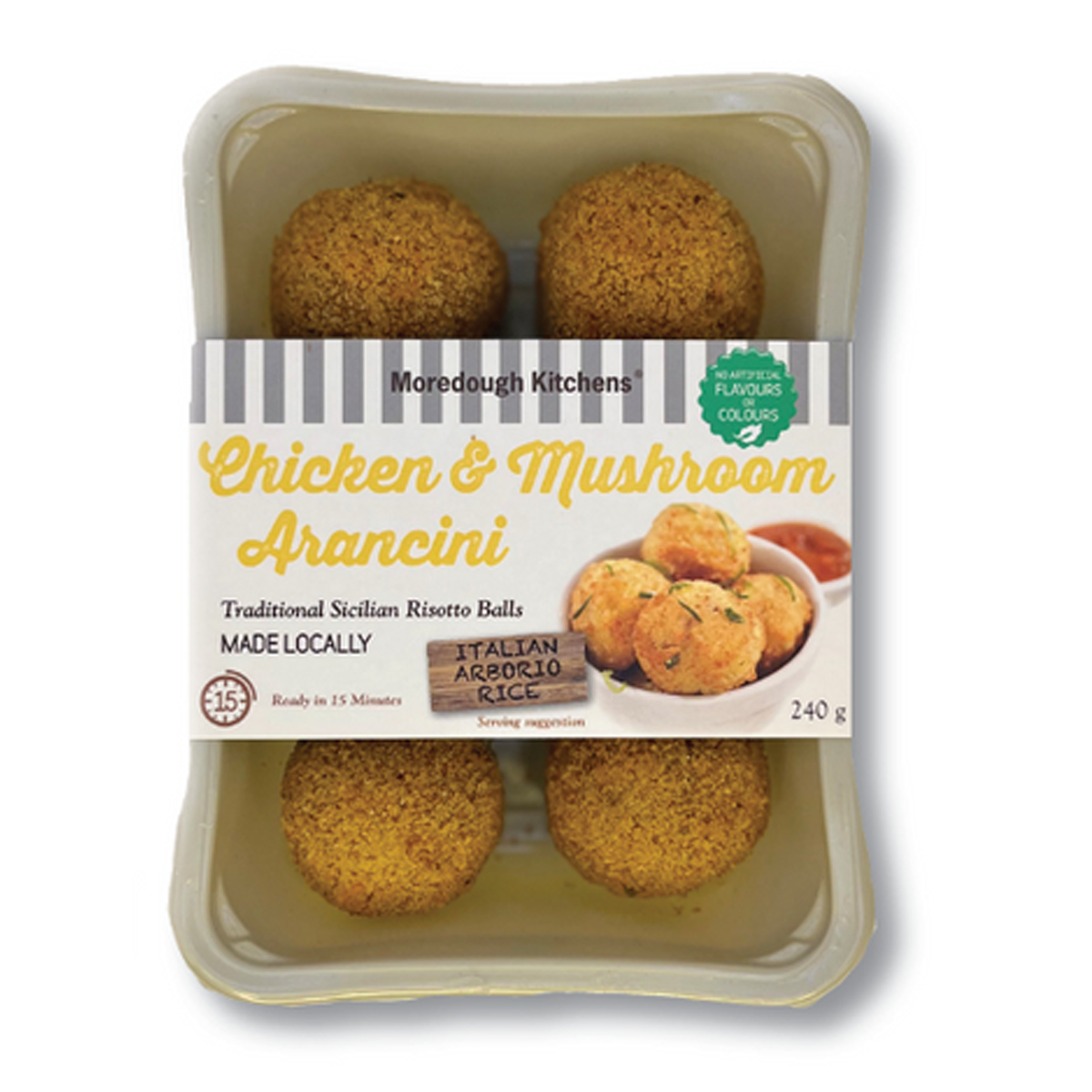 Moredough Kitchens Chicken and Mushroom Arancini | Harris Farm Online