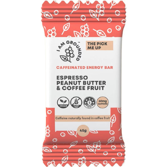 I Am Grounded Espresso Peanut Butter Fruit Bar 45g