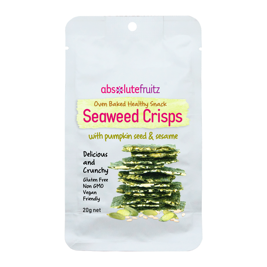 Absolutefruitz Seaweed Crisps with Pumpkin 20g