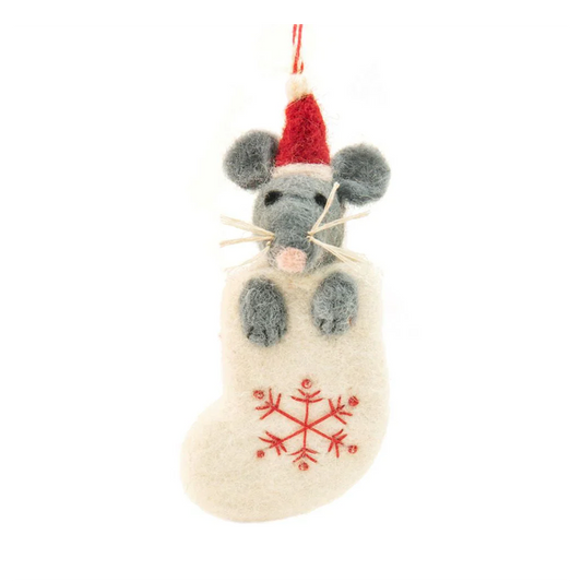 Gifted Hands Christmas Mouse Mike Decoration