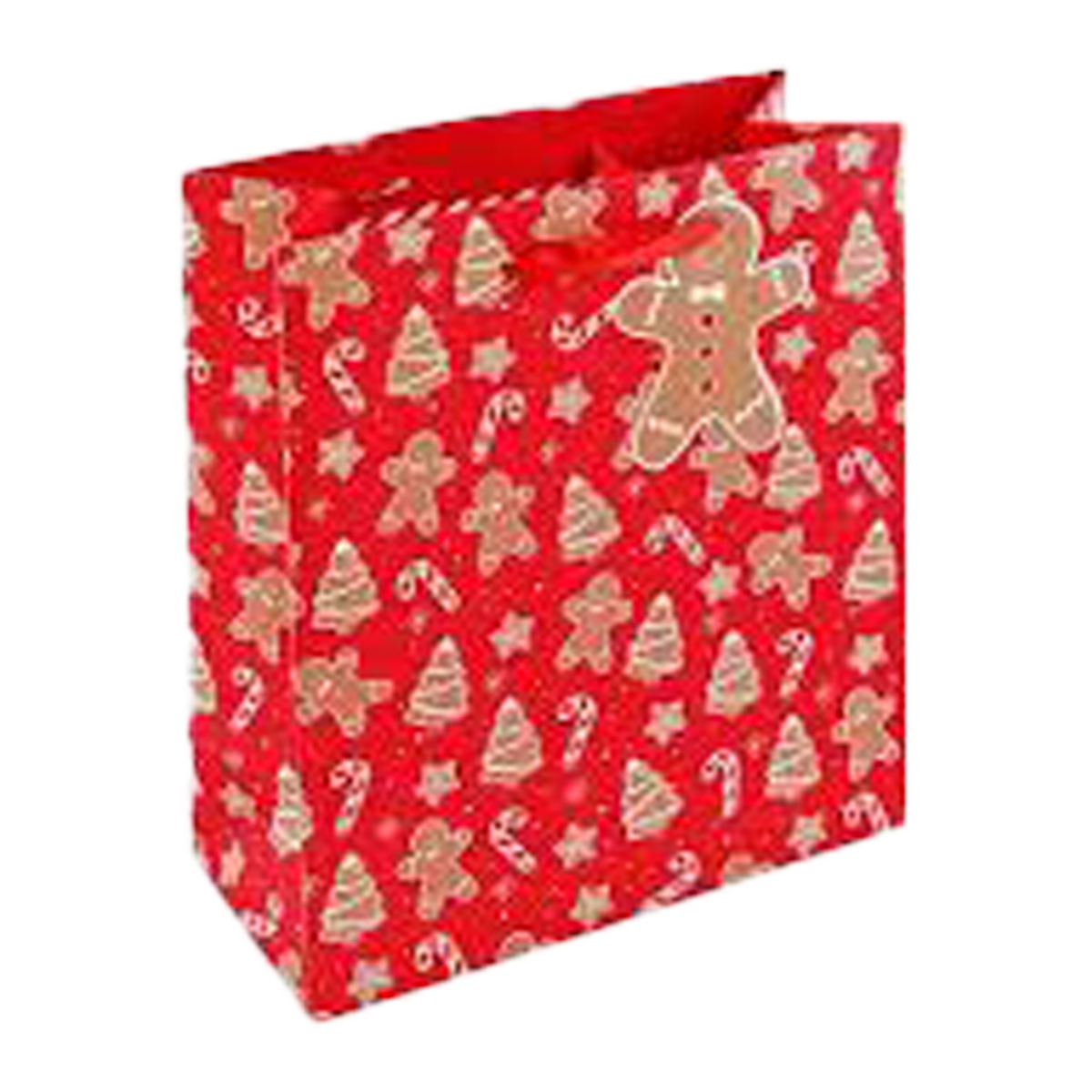 Eurowrap Gift Bag Gingerbread Man Medium