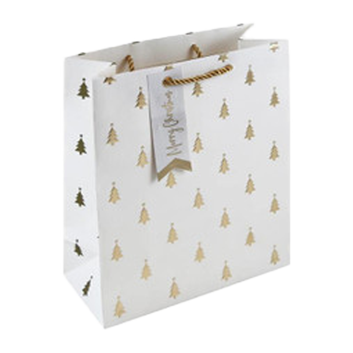 Eurowrap Gift Bag Gold Tree Small