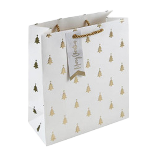 Eurowrap Gift Bag Gold Tree Small