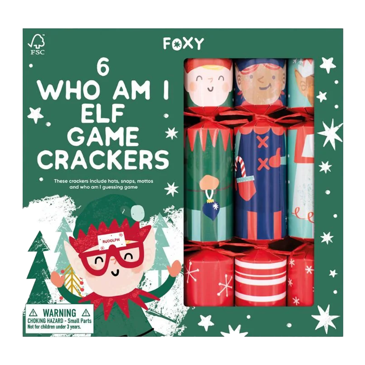 Celebration Crackers Who Am I Elf x6