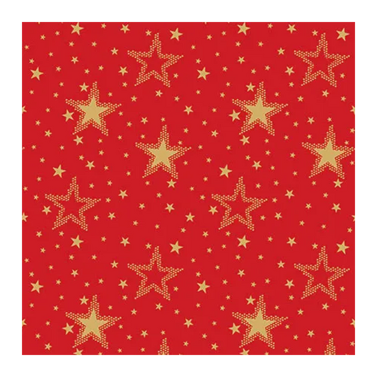 Ambiente Napkin Night Gold and Red x20