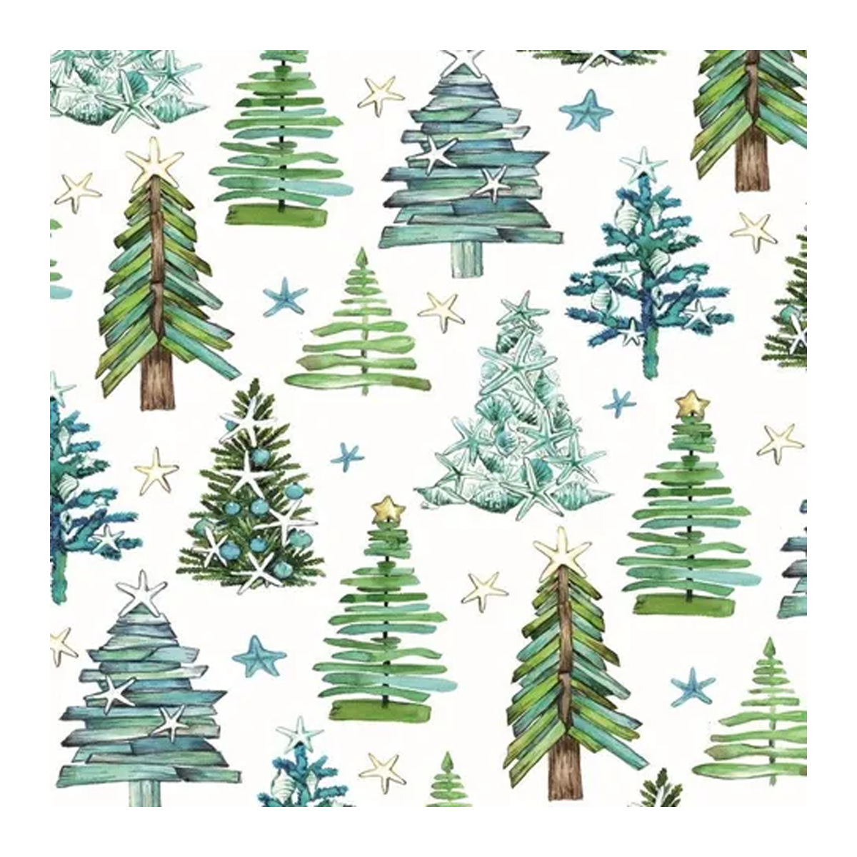 Ambiente Napkin Christmas Tree Green x20