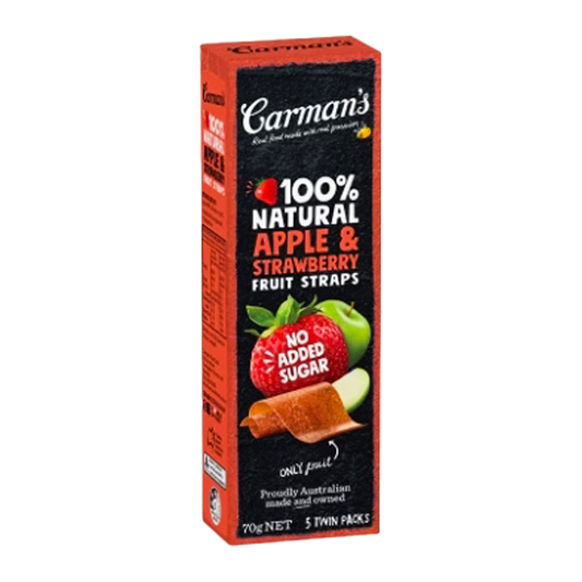 Carman's Apple Strawberry Fruit Strap 70g