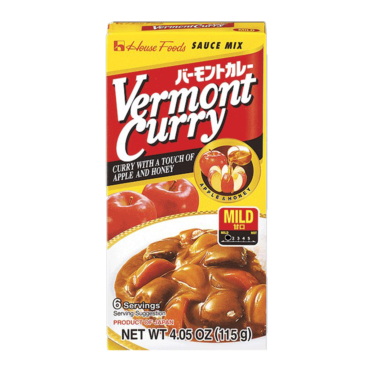 House Foods Vermont Curry Mild 115g