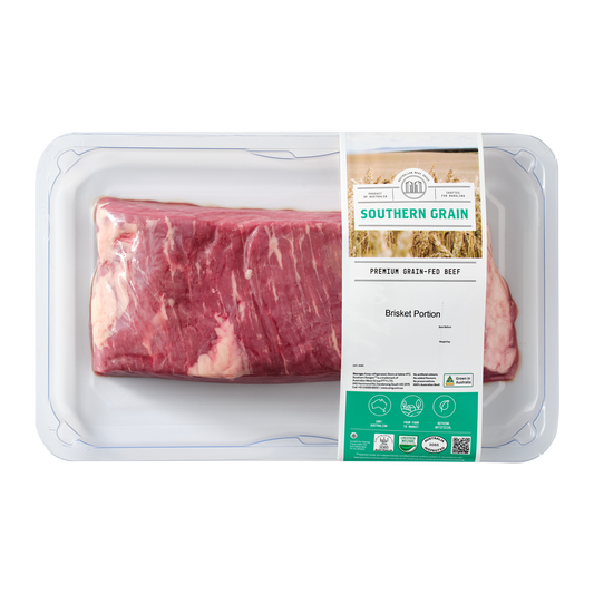 Southern Grain Premium Grain Fed Beef MB2 Brisket Portion 700g-1kg