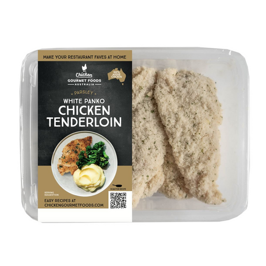 Chicken Gourmet Foods White Panko Chicken Tenderloin 500-750g