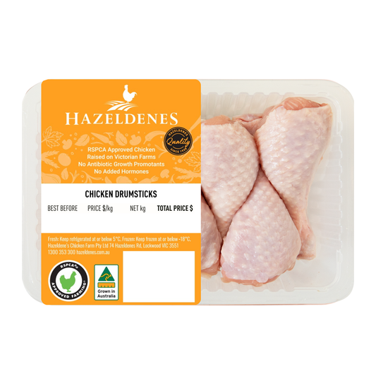 Hazeldenes Free Range Chicken Drumsticks 400-650g