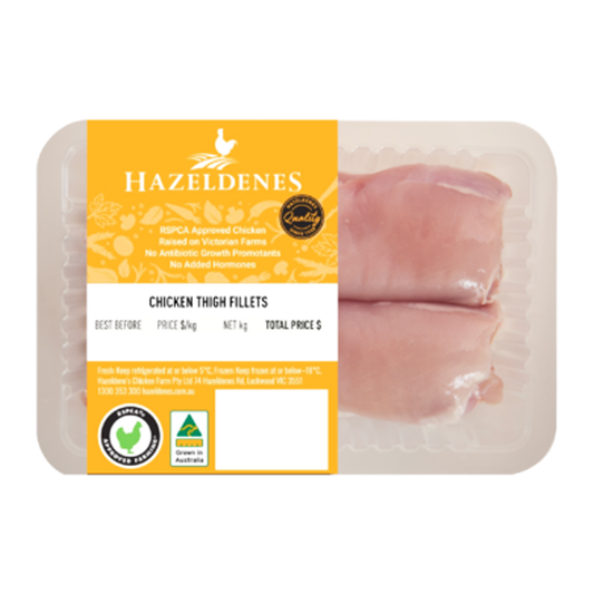 Hazeldenes RSPCA Chicken Thighs 600g-1kg