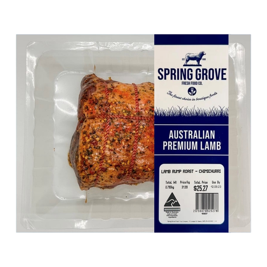 Spring Grove Lamb Rump Roast Chimichurri 500-800g