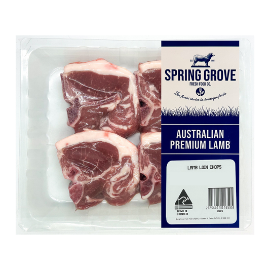 Spring Grove Lamb Loin Chops 400g-500g