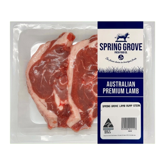 Spring Grove Lamb Rump Steak 500g-600g