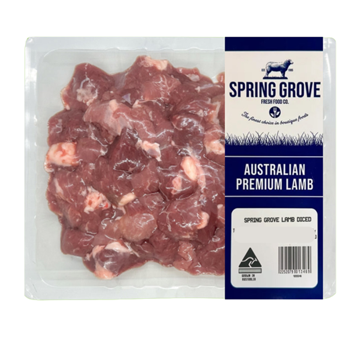 Spring Grove Lamb Diced 500g