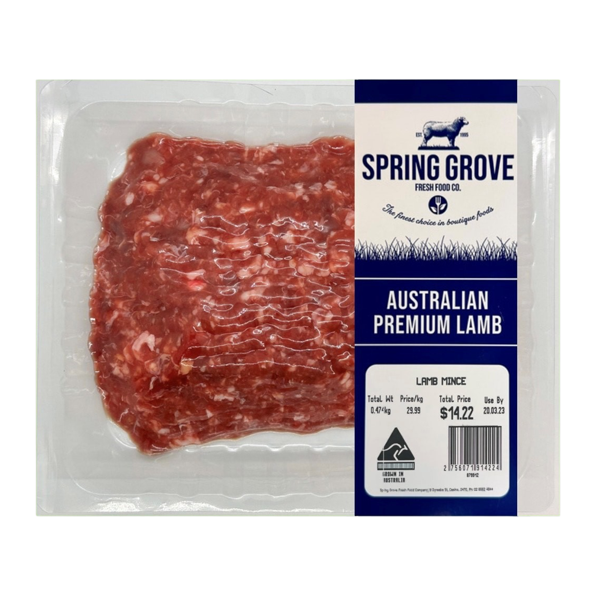 Spring Grove Lamb Mince 500g