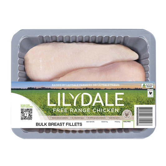 Lilydale Turkey Breast Fillet Skin On 700-800g