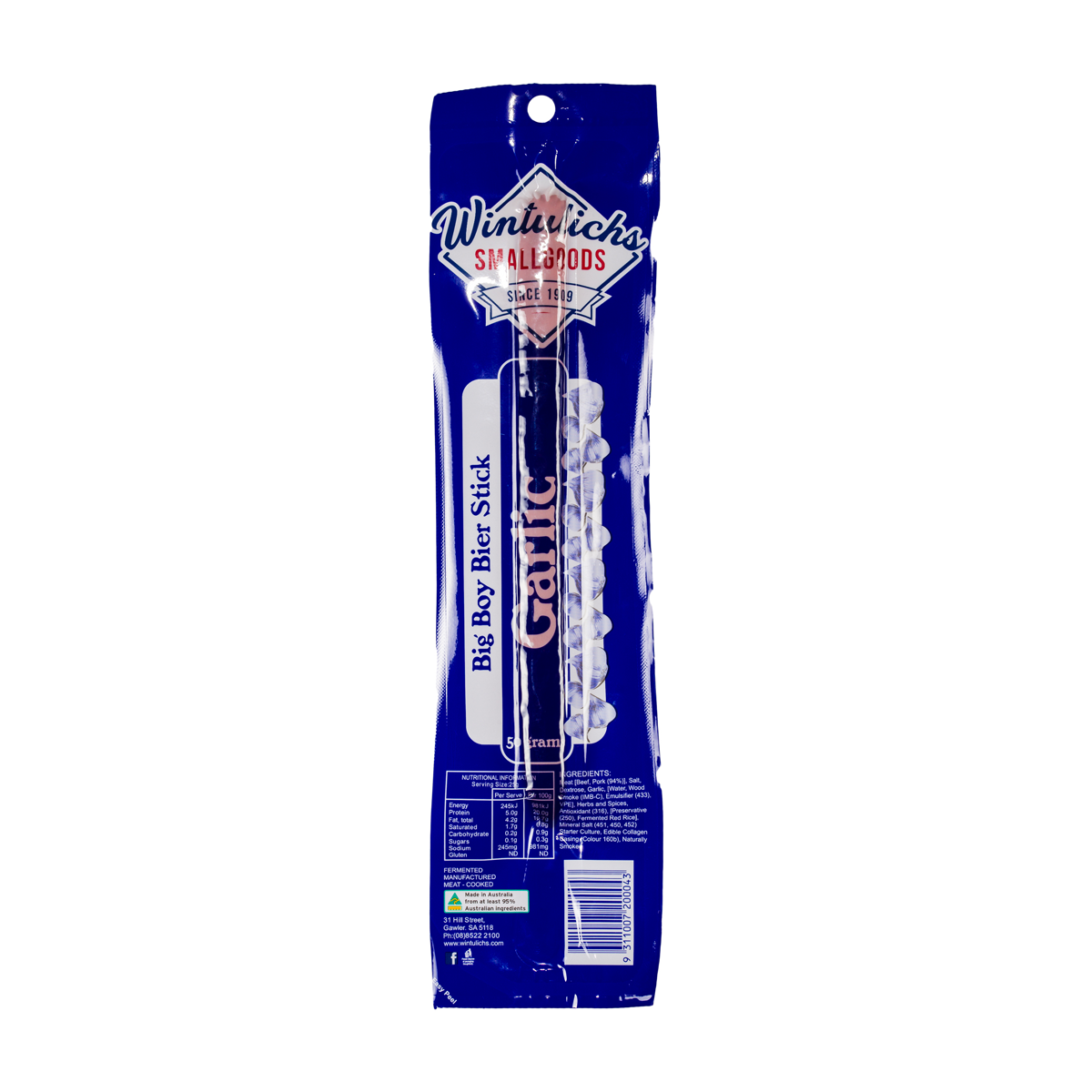 Wintulichs Garlic Bierstick 50g