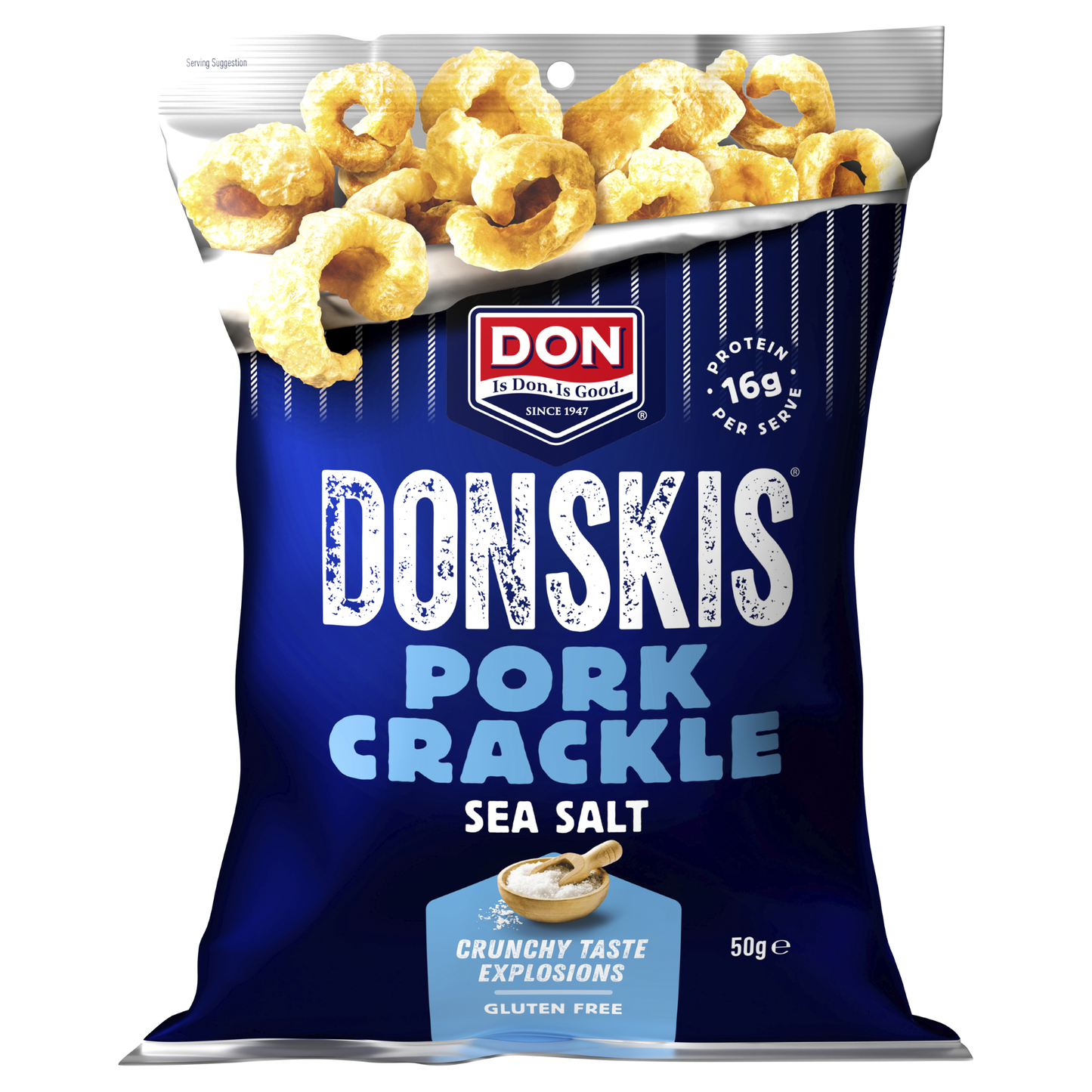 Don Donskis Pork Crackle Sea Salt 50g