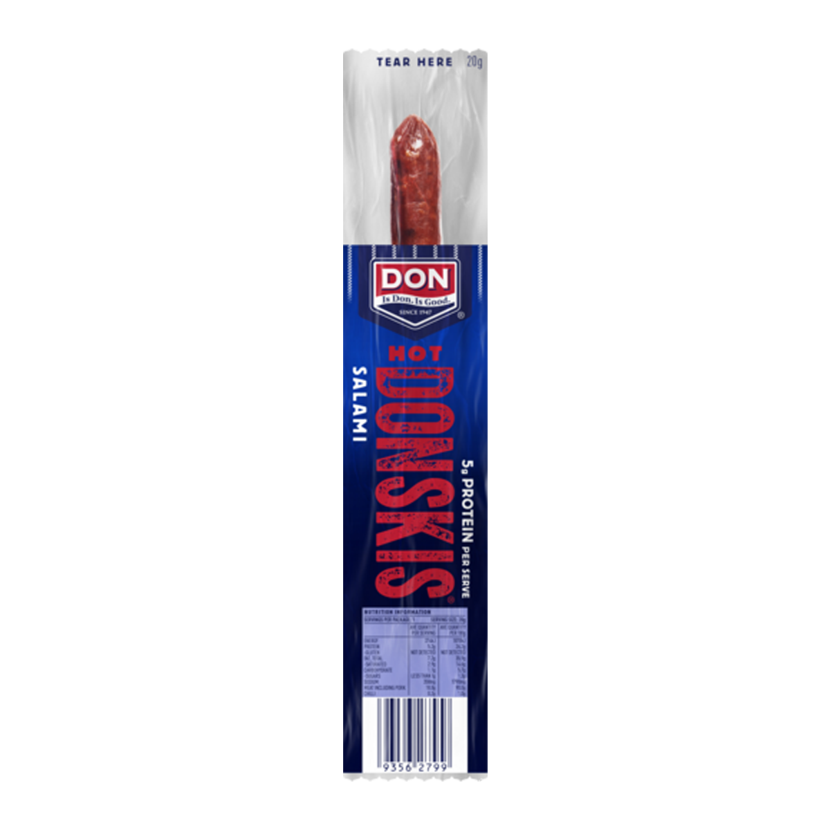 Don Donskis Hot Salami Single Sticks 20g